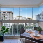 2 Quartos Com Varanda A 300M Riocentro Wi-Fi 120Mbps E Cozinha Completa - Condominio Com Piscina, Estacionamento, Portaria 24H E Parquinho Infantil - Apartamento Indicado Para Grupos, Hospedes A Trabalho E Criancas