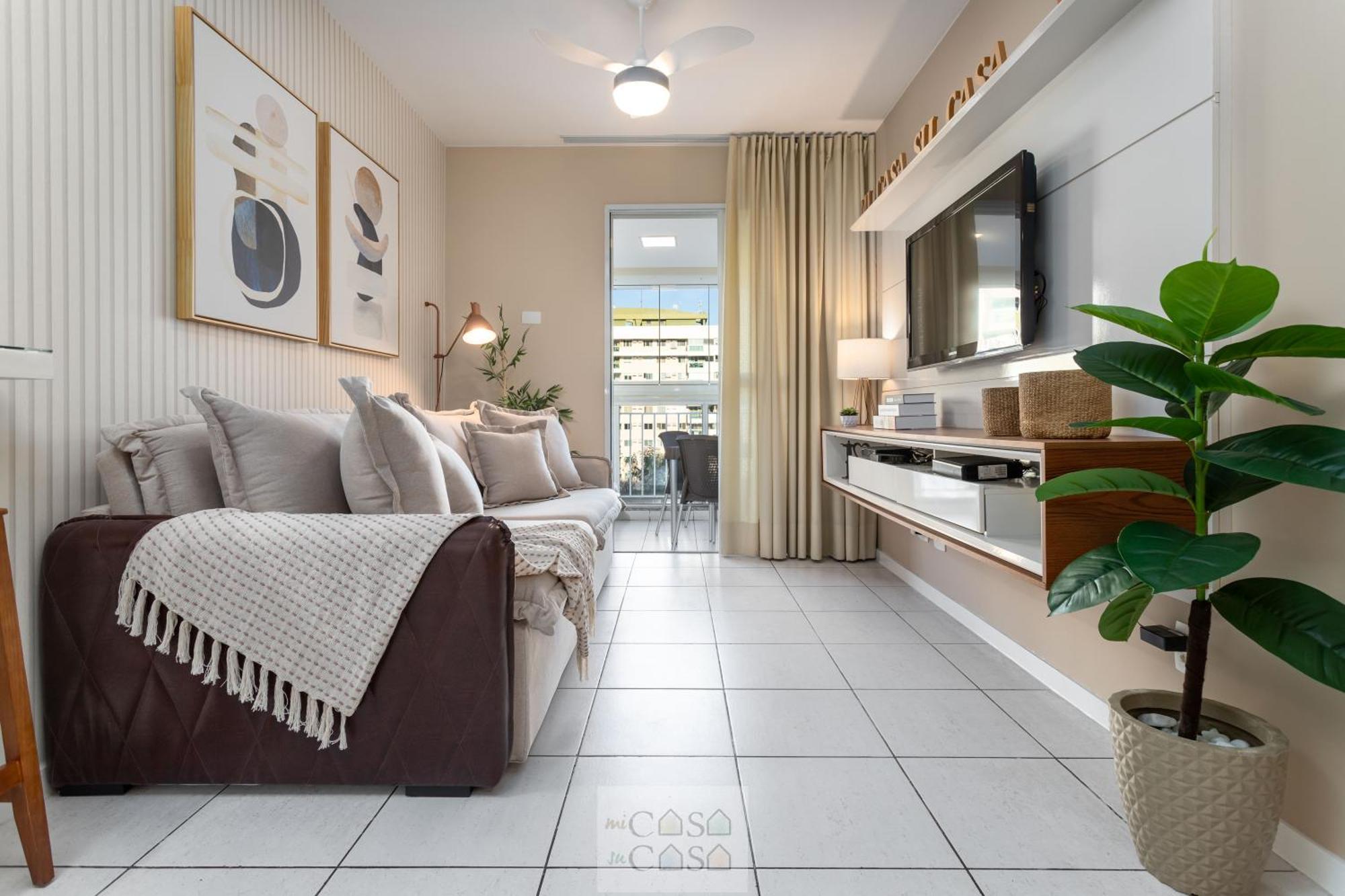 Hébergement de vacances 2 Quartos Com Varanda A 300m Riocentro Wi-fi 120mbps E Cozinha Completa - Com Piscina, Estacionamento, Portaria 24h E Parquinho Infantil - Indicado Grupos, A Trabalho E Criancas *