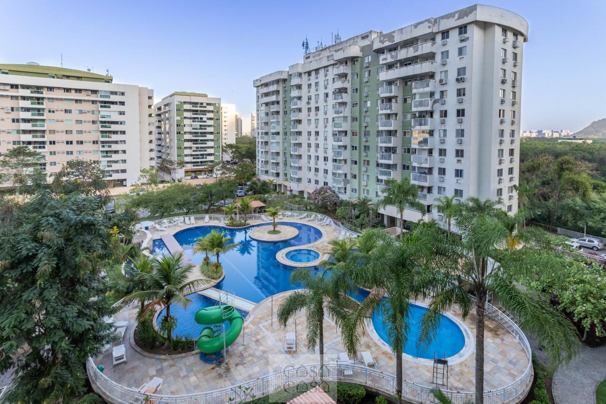2 Quartos Com Varanda A 300m Riocentro Wi-fi 120mbps E Cozinha Completa - Com Piscina, Estacionamento, Portaria 24h E Parquinho Infantil - Indicado Grupos, A Trabalho E Criancas * Rio de Janeiro